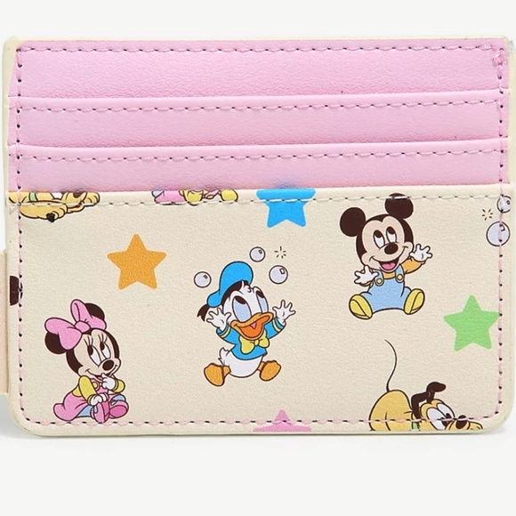 NWT Loungefly Baby Mickey and Friends backpack and cardholder - Picture 12 of 16